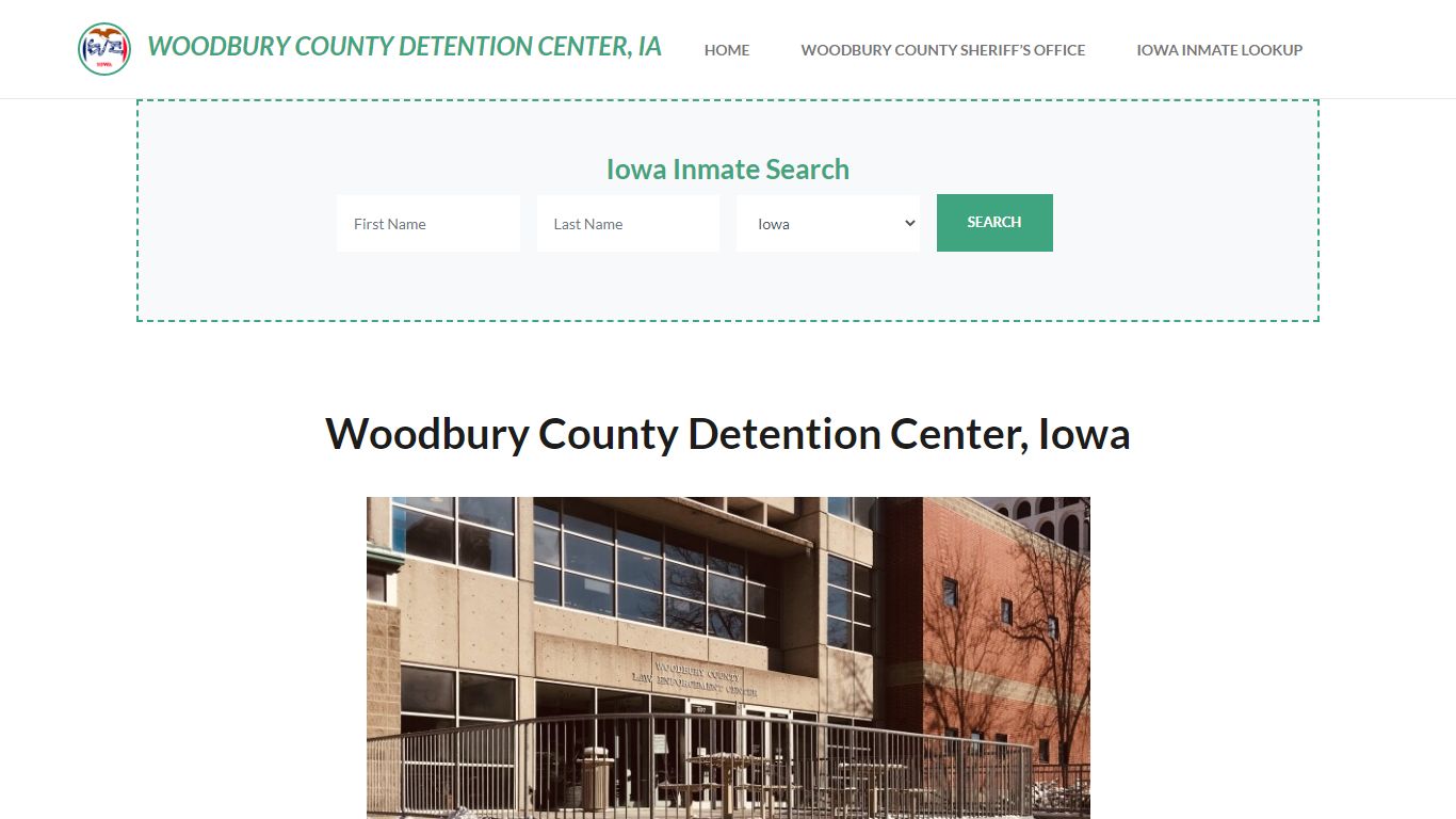 Woodbury County Detention Center, IA Inmate Roster, Offender Search